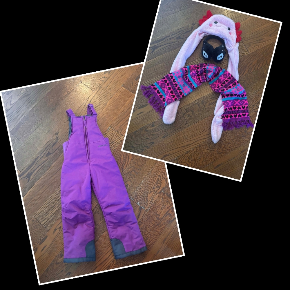 Arctix Purple Snow Bib